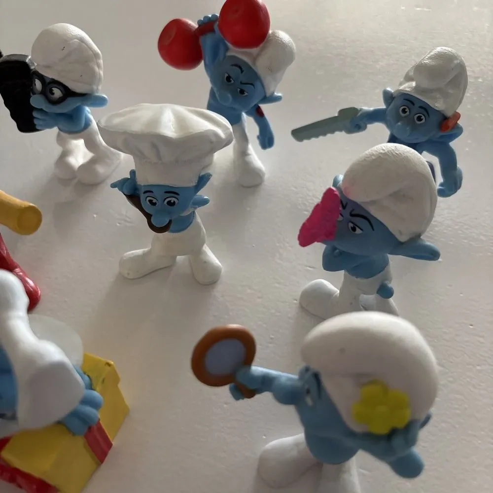 Vintage Smurf Figurines‎ Lot of 11 McDonald's 2011 3